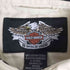 ハーレーダビッドソン HARLEY-DAVIDSON LIVE TO RIDE ロゴ刺繍 バックプリント スナップボタン S/S ワーク シャツ レディース import:M