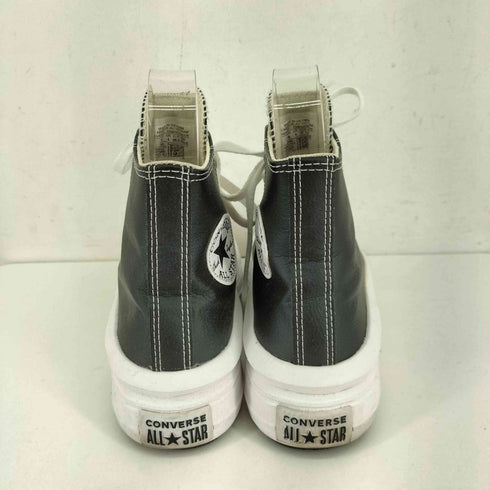 コンバースオールスター CONVERSE ALLSTAR Chuck Taylor All Star Move Platform Leather チャックテイラー オールスター ムーブ プラットフォーム レザー 厚底ハイカットスニーカー レディース JPN:23