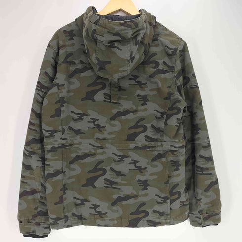 ザラマン ZARA MAN 迷彩柄 中綿 ジップアップ フーデット マウンテン パーカー メンズ import:M