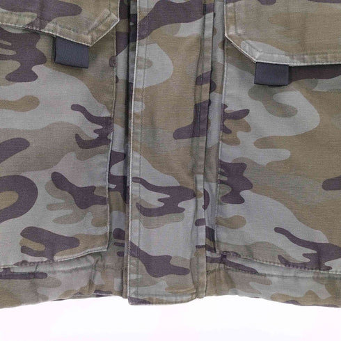 ザラマン ZARA MAN 迷彩柄 中綿 ジップアップ フーデット マウンテン パーカー メンズ import:M