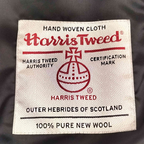 ハリスツイード Harris Tweed OXFORD CLASSIC ウール 2B テーラードジャケット メンズ 胸囲 98 胴囲 88 身長 175