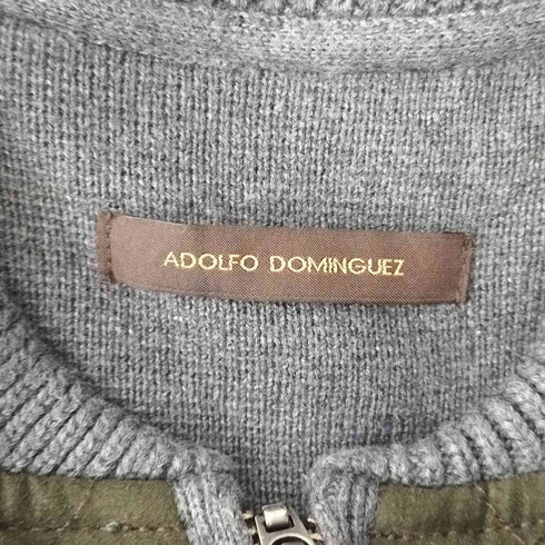 アドルフォドミンゲス ADOLFO DOMINGUEZ ニット切替 キルティングブルゾン メンズ 6