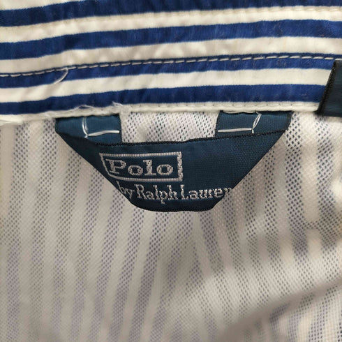 ポロバイラルフローレン Polo by RALPH LAUREN マリン刺繍 ストライプ スイム ショーツ メンズ JPN:M