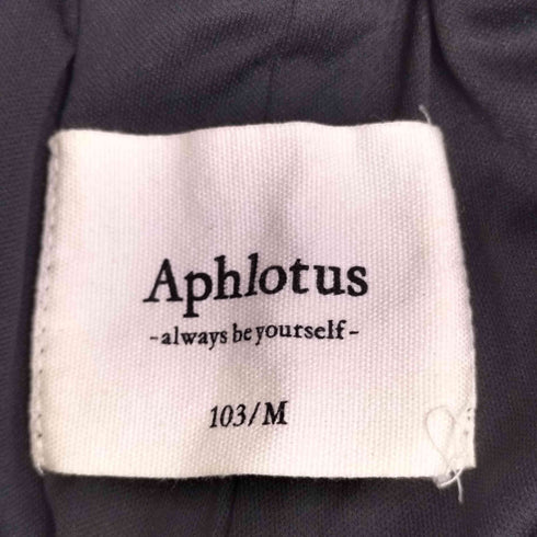 APHLOTUS 裏付き フロントタック シアーパンツ フリンジ レディース JPN:M