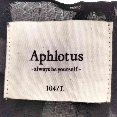 APHLOTUS ボートネック シアープルオーバー フリンジ レディース JPN:L