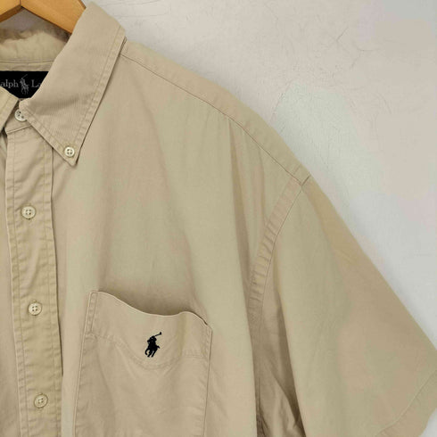 ポロバイラルフローレン Polo by RALPH LAUREN BLAKE ポケット ボタンダウンポニー刺繍シャツ メンズ import:XL
