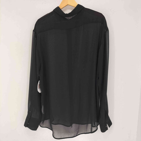 ザラ ZARA REGULAR FITシアーシャツ メンズ import:XL