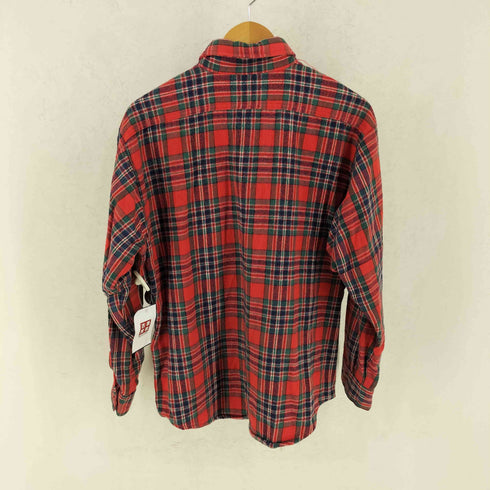 ファイブブラザー FIVE BROTHER 80s USA製 チェック 長袖 ヘビーネルシャツ メンズ L