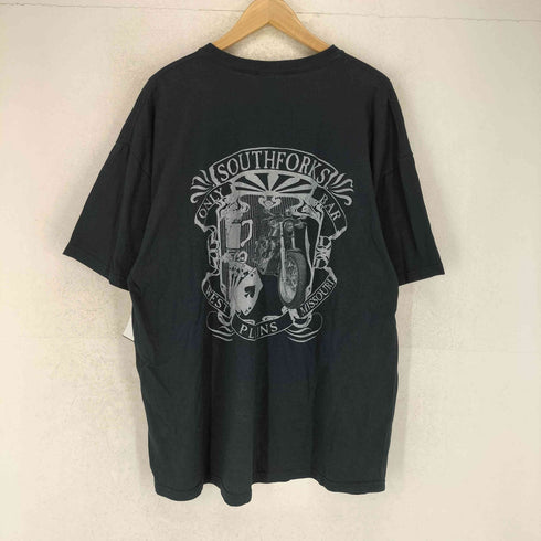ギルダン GILDAN SOUTHFORKS プリント クルーネック 半袖 Tシャツ メンズ XL