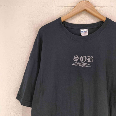 ギルダン GILDAN SOUTHFORKS プリント クルーネック 半袖 Tシャツ メンズ XL
