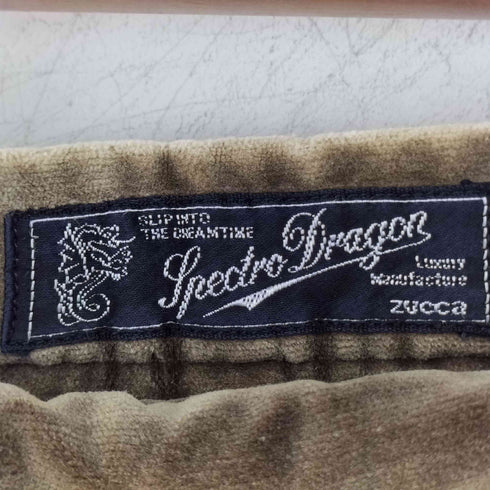 ズッカ ZUCCa Spectro Dragon ベロア ブーツカットパンツ メンズ S
