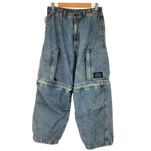 ジーユー GU コンバーチブルワイドカーゴデニムパンツ メンズ JPN:M