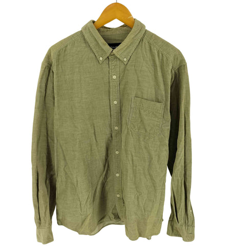 エディーバウアー Eddie Bauer コーデュロイ 長袖 ボタンダウンシャツ メンズ XL