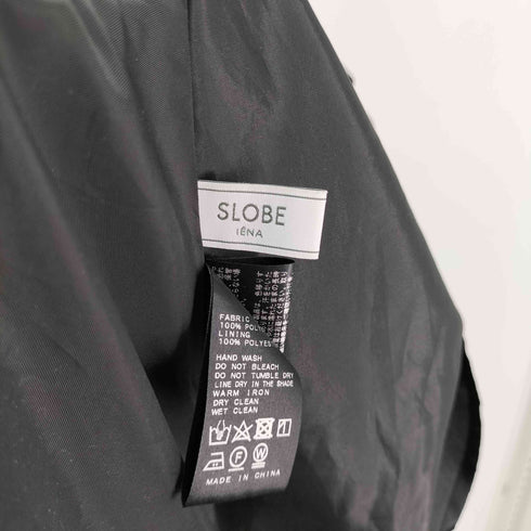 スローブイエナ SLOBE IENA Vネック ノースリーブ ドット ワンピース レディース