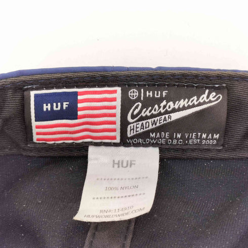 ハフ HUF WORLDWIDEロゴ 6パネル ベースボールキャップ メンズ