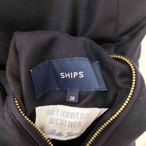 シップス SHIPS リバーシブル フード付 中綿 ダウンベスト レディース