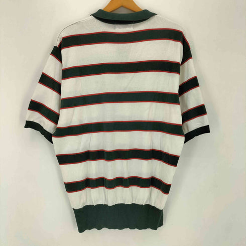 ボット BOTT Border S/SL Knit ボーダー半袖ポロニット メンズ JPN:XL