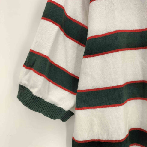 ボット BOTT Border S/SL Knit ボーダー半袖ポロニット メンズ JPN:XL
