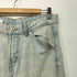 ザラ ZARA ダメージ加工 ワイド カーゴ デニム メンズ 36