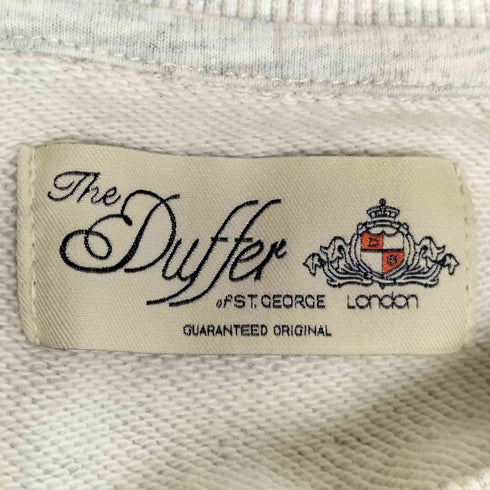 ザダファーオブセントジョージ The DUFFER of ST.GEORGE ELEPHANT BRAND 別注 ロゴ刺繍 ワッペン ナンバリング84 ポケット クルーネックスウェット トレーナー メンズ
