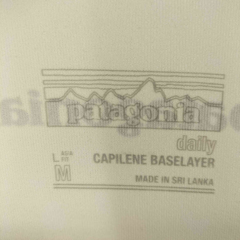 パタゴニア patagonia Capilene Baselayer プリント 半袖 Tシャツ メンズ M