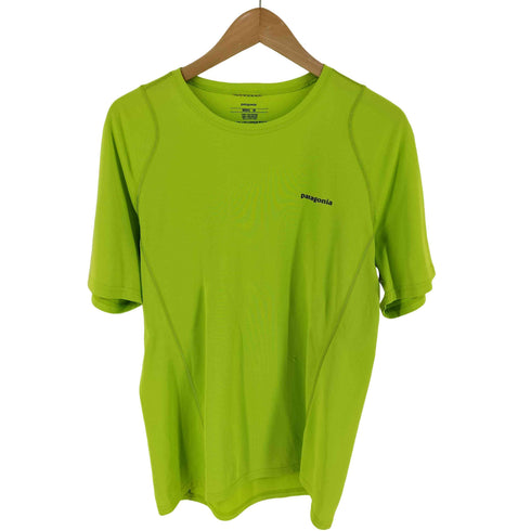 パタゴニア patagonia フォアランナー ショートスリーブ ロゴプリント 半袖 Tシャツ メンズ M