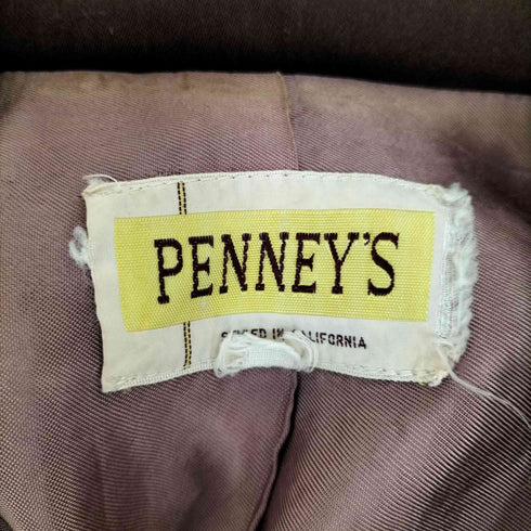 ペニーズ PENNEYS 50s SERVAL ジップ ウールギャバ ジップアップ ブルゾン スイングトップ メンズ