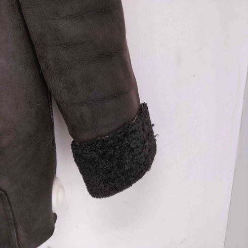 アーペーセー A.P.C. ラムレザー ジップアップ ムートンジャケット メンズ JPN:2
