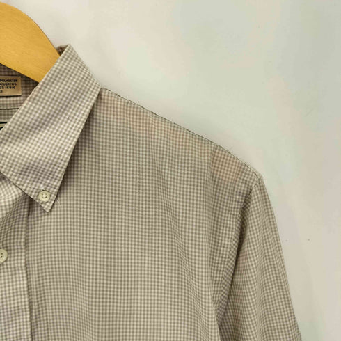 エルエルビーン L.L.Bean 80S USA製 コットンポリボタンダウンチェックシャツ メンズ 15 1/2-33