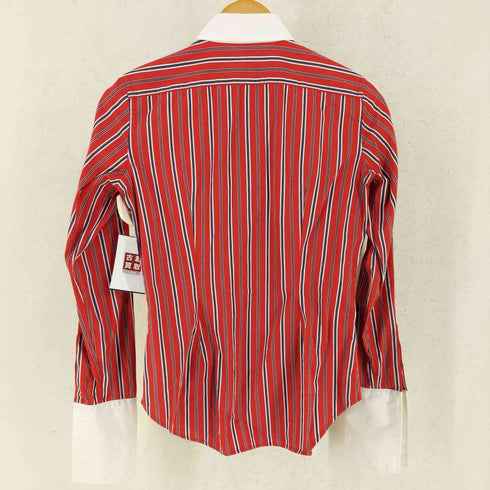 ラルフローレン RALPH LAUREN 90s ポリゾンタルカラー 長袖 ストライプ ドレスシャツ メンズ