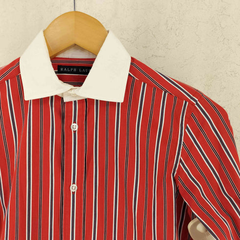 ラルフローレン RALPH LAUREN 90s ポリゾンタルカラー 長袖 ストライプ ドレスシャツ メンズ