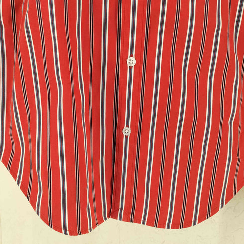 ラルフローレン RALPH LAUREN 90s ポリゾンタルカラー 長袖 ストライプ ドレスシャツ メンズ