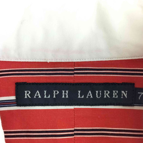 ラルフローレン RALPH LAUREN 90s ポリゾンタルカラー 長袖 ストライプ ドレスシャツ メンズ