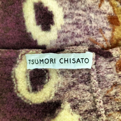 ツモリチサト TSUMORI CHISATO 総柄 プルオーバー ニット レディース M