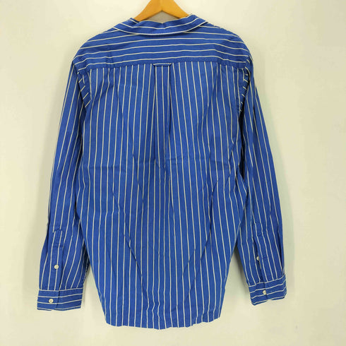 ポロバイラルフローレン Polo by RALPH LAUREN 90~00S オープンカラー長袖ストライプシャツ メンズ import:L