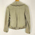 ギャップ Gap 00s LAMB LEATHER ラムレザー 変形 ライダースジャケット レディース XS
