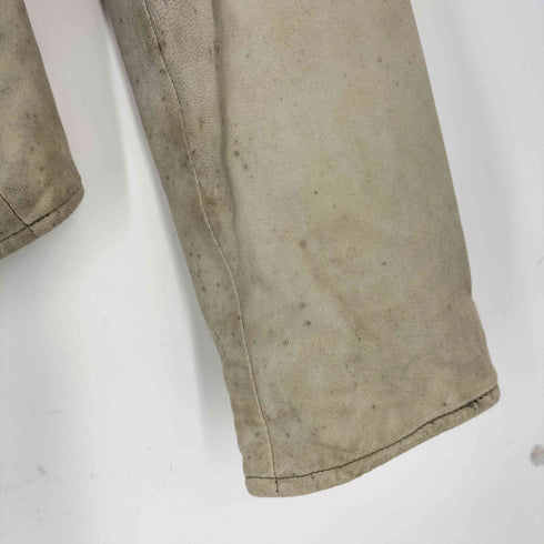 ギャップ Gap 00s LAMB LEATHER ラムレザー 変形 ライダースジャケット レディース XS