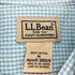 エルエルビーン L.L.Bean シアサッカー ギンガムチェック 長袖シャツ メンズ import:M