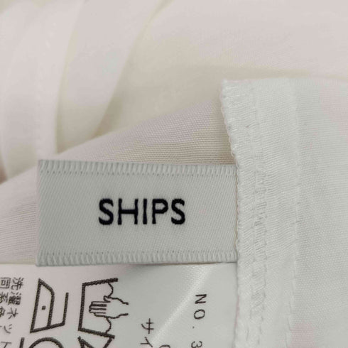 シップス SHIPS 25SS〈手洗い可能〉エアリー フロント フリル デザイン ブラウス レディース ONE SIZE