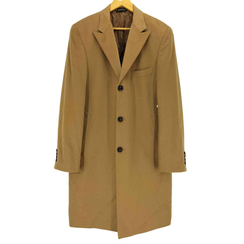 ブルックスブラザーズ BROOKS BROTHERS 裏地 ペイズリー柄 カシミヤ 100% チェスター ロング コート メンズ