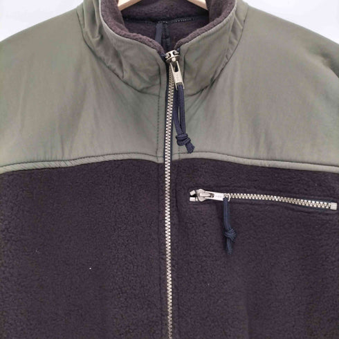 ケープハイツ cape HEIGHTS 90S USA製 ナイロン 切替 ジップアップ フリース ジャケット メンズ import:M