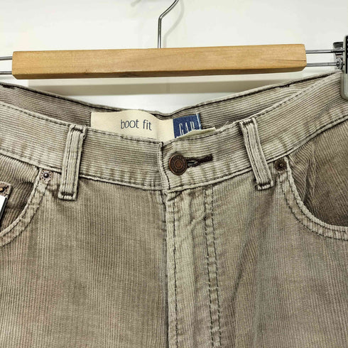 ギャップ Gap 90-2000s OLD boot fit ブーツカット フレア 細畝 コーデュロイ パンツ メンズ 36×30