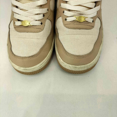 ナイキ NIKE AIR FORCE 1 MID '07 LX SHIMMER/BLACK-PALE IVORY-COCONUT MILK エアフォース 居酒屋 メンズ JPN:26