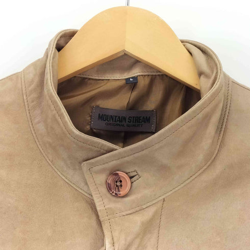 MOUNTAIN STREAM マウンテンストリーム レザーハーフコート メンズ L