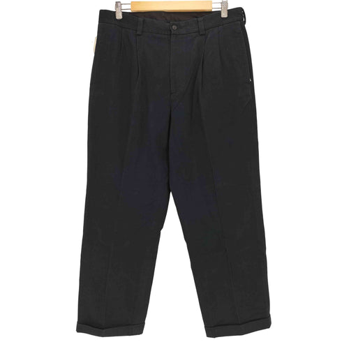 ブルックスブラザーズ 346 BROOKS BROTHERS 香港製 コットンツイル 2タックパンツ メンズ W36/L30