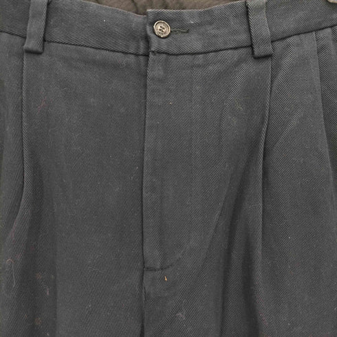 ブルックスブラザーズ 346 BROOKS BROTHERS 香港製 コットンツイル 2タックパンツ メンズ W36/L30