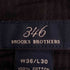 ブルックスブラザーズ 346 BROOKS BROTHERS 香港製 コットンツイル 2タックパンツ メンズ W36/L30