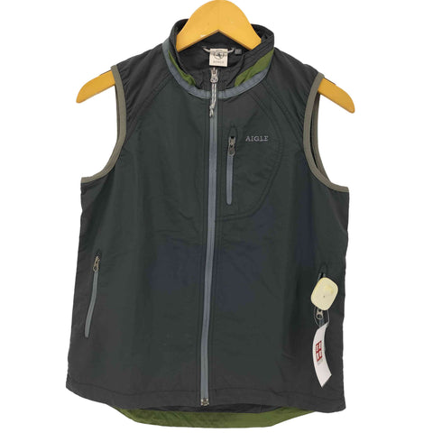 エーグル AIGLE リップストップジップアップベスト メンズ XS