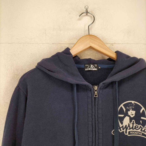ヒステリックグラマー HYSTERIC GLAMOUR サークルガール プリント ジップアップパーカー メンズ M