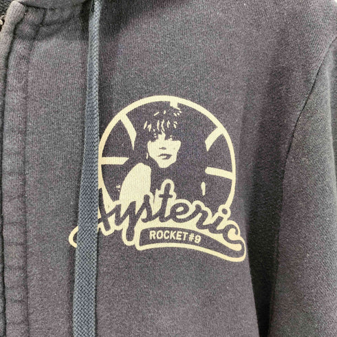 ヒステリックグラマー HYSTERIC GLAMOUR サークルガール プリント ジップアップパーカー メンズ M